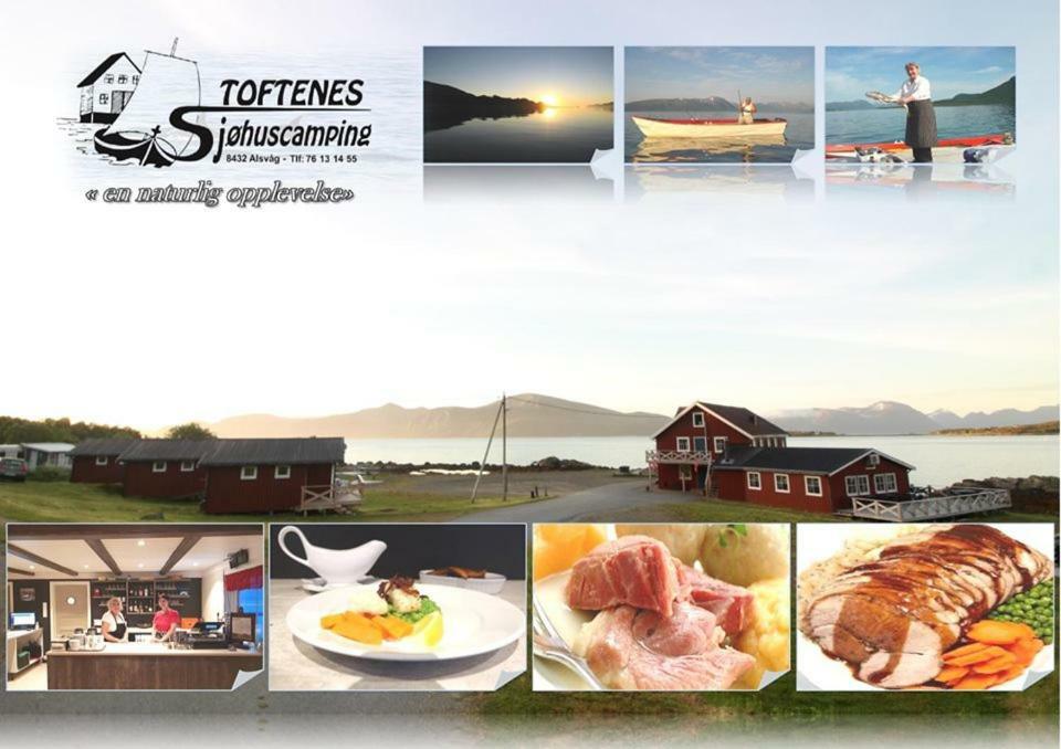 Toftenes Sjohuscamping Alsvåg Eksteriør billede